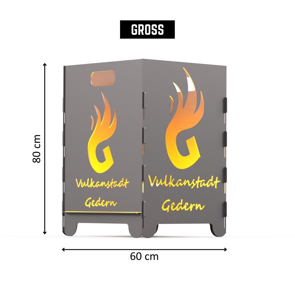 Feuertonne "Vulkanstadt Gedern"
