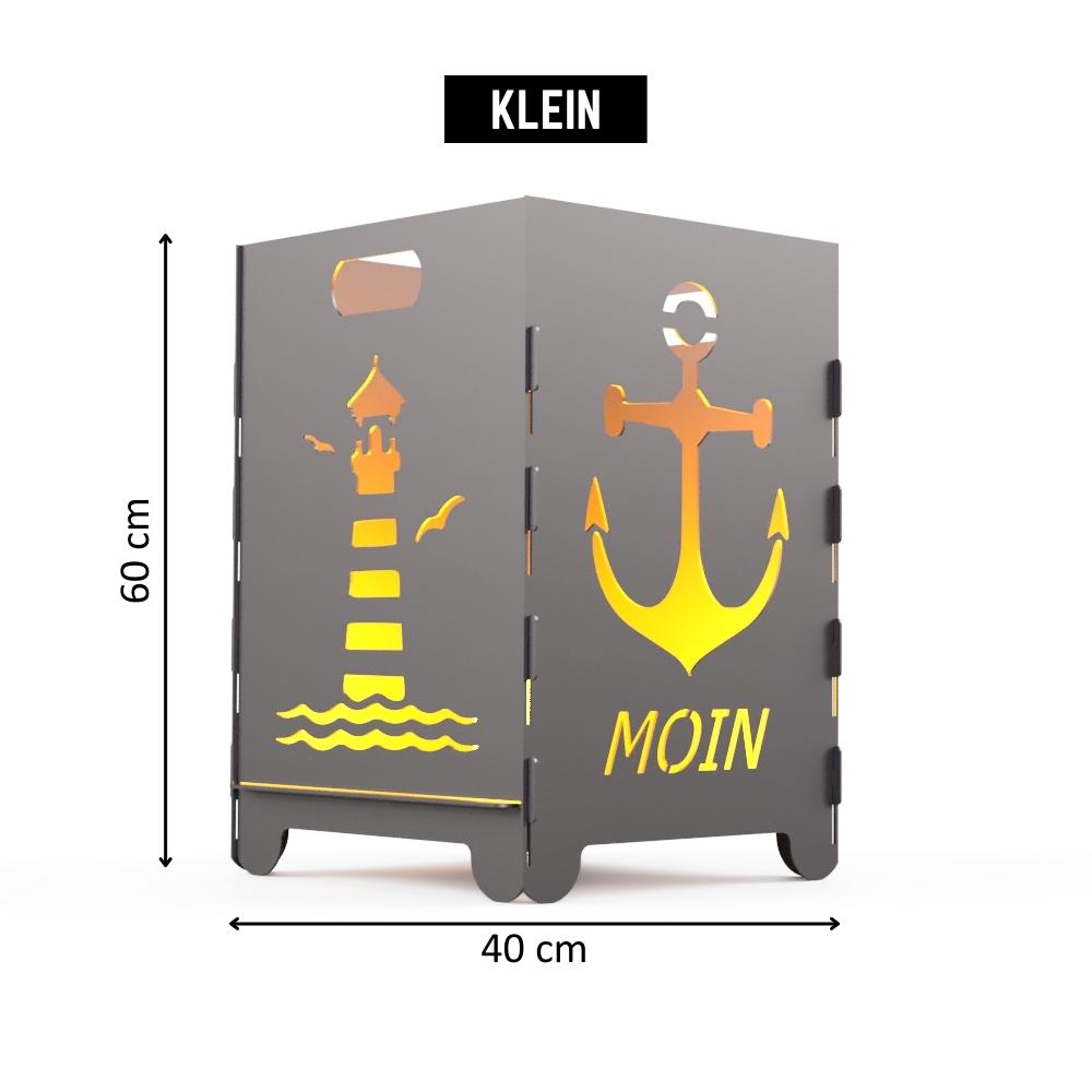 Feuertonne "Leuchtturm & Anker"