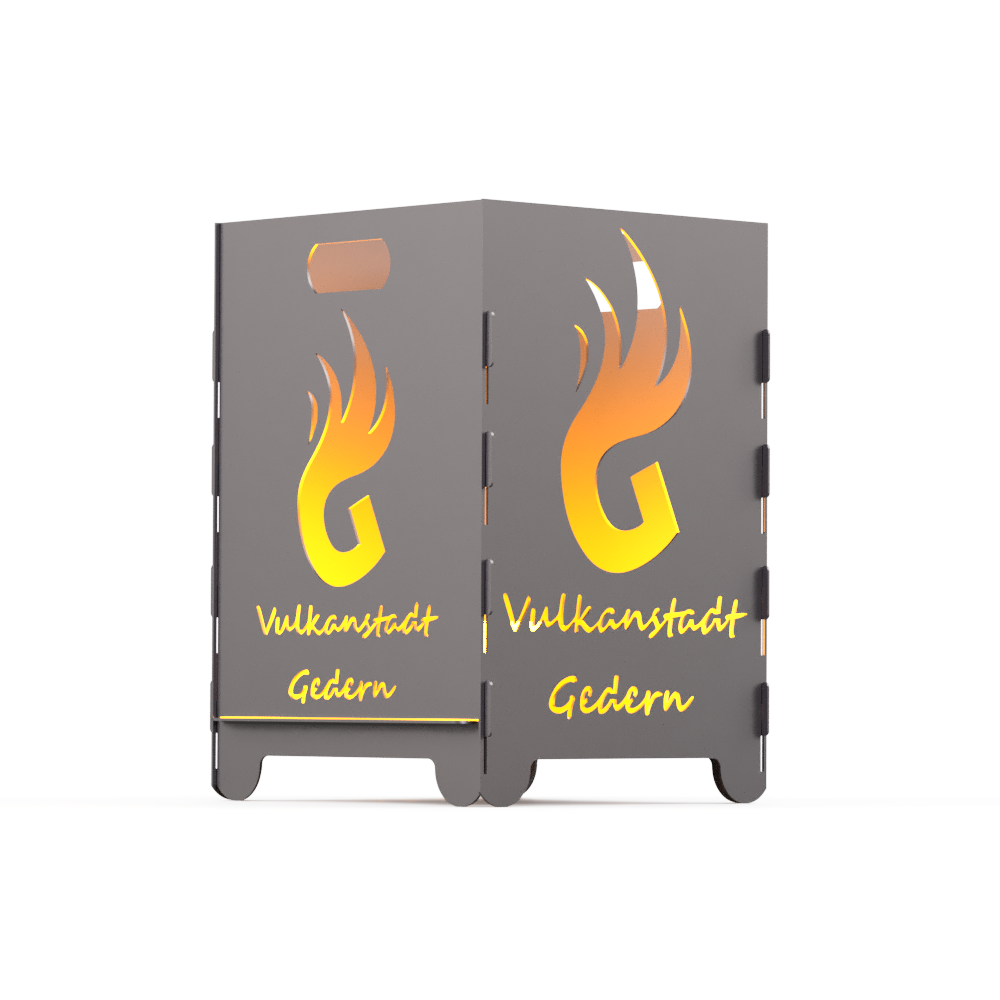 Feuertonne "Vulkanstadt Gedern"