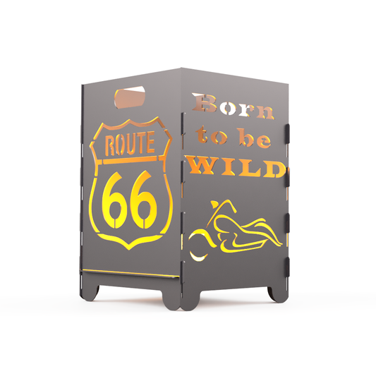 Feuertonne "Route 66 / Born to be wild"
